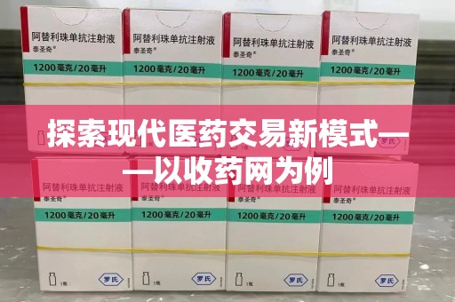 临沂探索现代医药交易新模式——以收药网为例