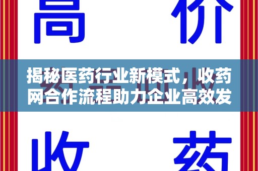 临沂揭秘医药行业新模式，收药网合作流程助力企业高效发展